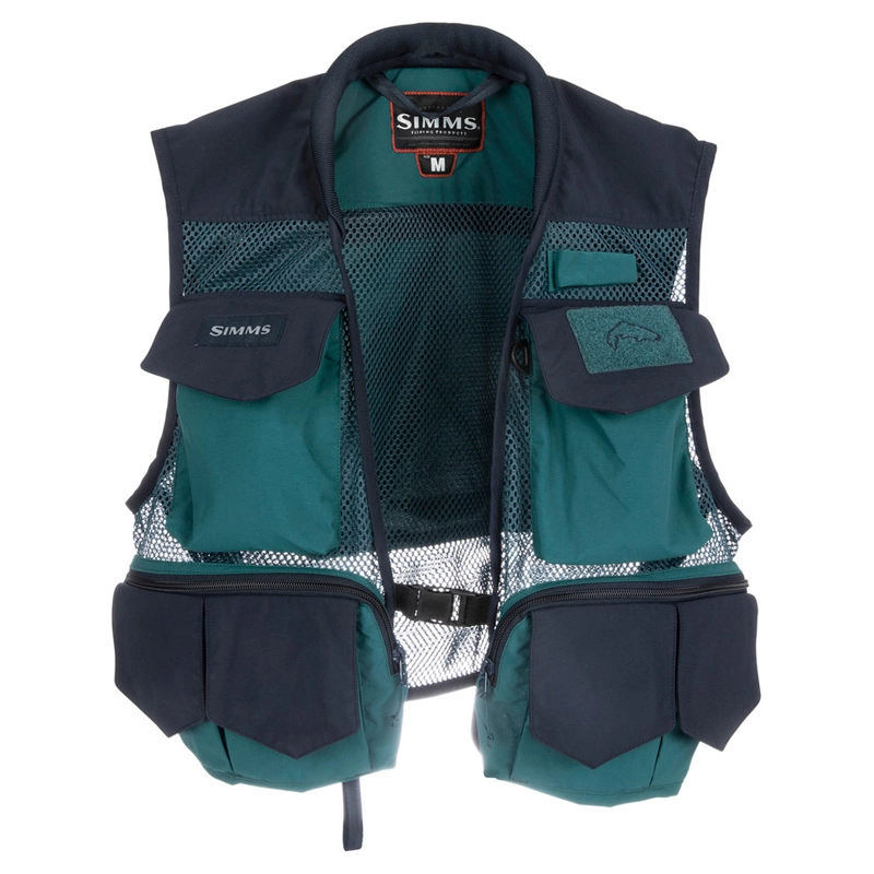 Simms Tributary Vest Deep Sea Green