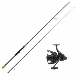 Okuma Azaki Spin 962ML 286cm 7-28g Med DynaDrag Baítfeeder DAXP 3000 Samt Påspolad Flätlina