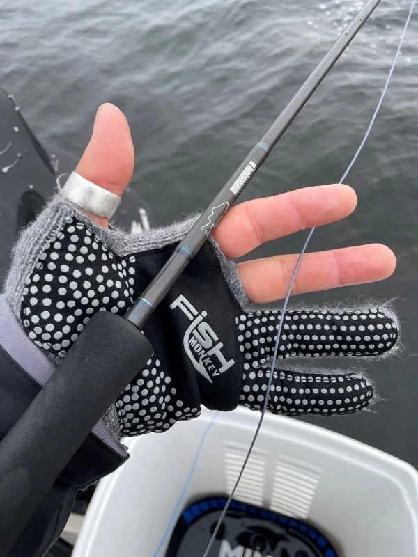 Fish Monkey Bauers Grandma Two Finger Wool Glove - Billede 3