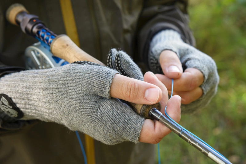 Fish Monkey Bauers Grandma Two Finger Wool Glove - Billede 6